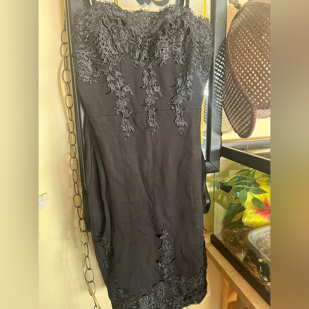 Black Lace Formal Dress